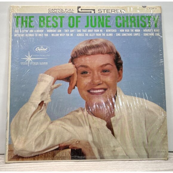 The Best Of June Christy Vinyl Record In Shrink Capitol Star Line ST-1693 LP - Picture 5 of 7